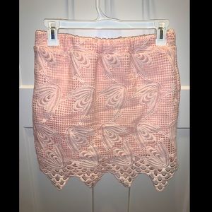 Light pink skirt